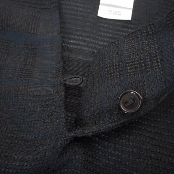 Liz Claiborne Women's Size 1X Fiji Tunic Top Black Textured 3/4 Sleeve NWT Vtg - Picture 11 of 11